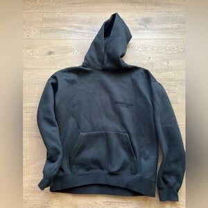 Fear of God Essentials Black Pullover Hoodie